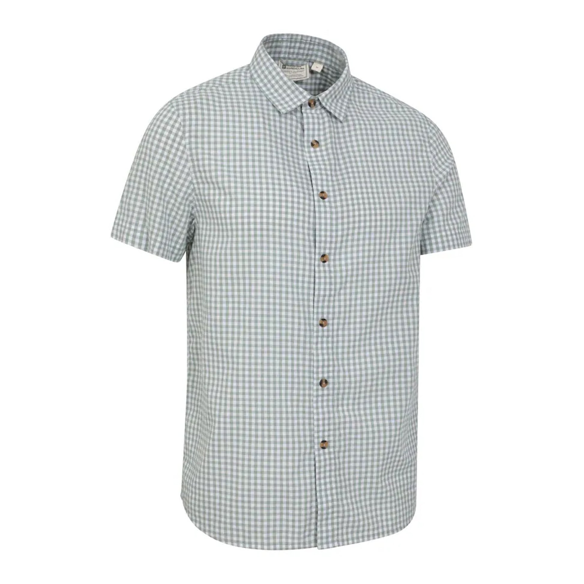 Green - Side - Mountain Warehouse Mens Weekender Shirt