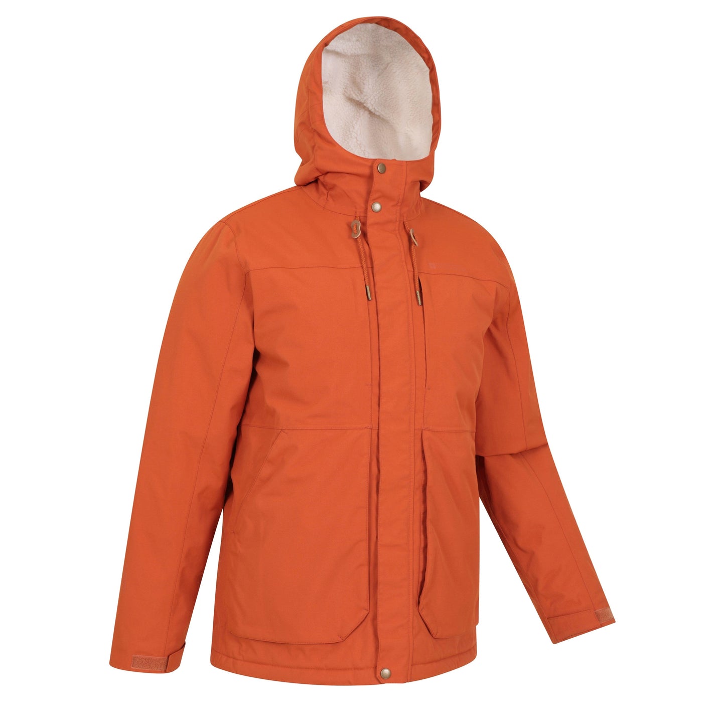 Rust - Lifestyle - Mountain Warehouse Mens Coastline Borg Waterproof Jacket