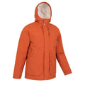 Rust - Lifestyle - Mountain Warehouse Mens Coastline Borg Waterproof Jacket