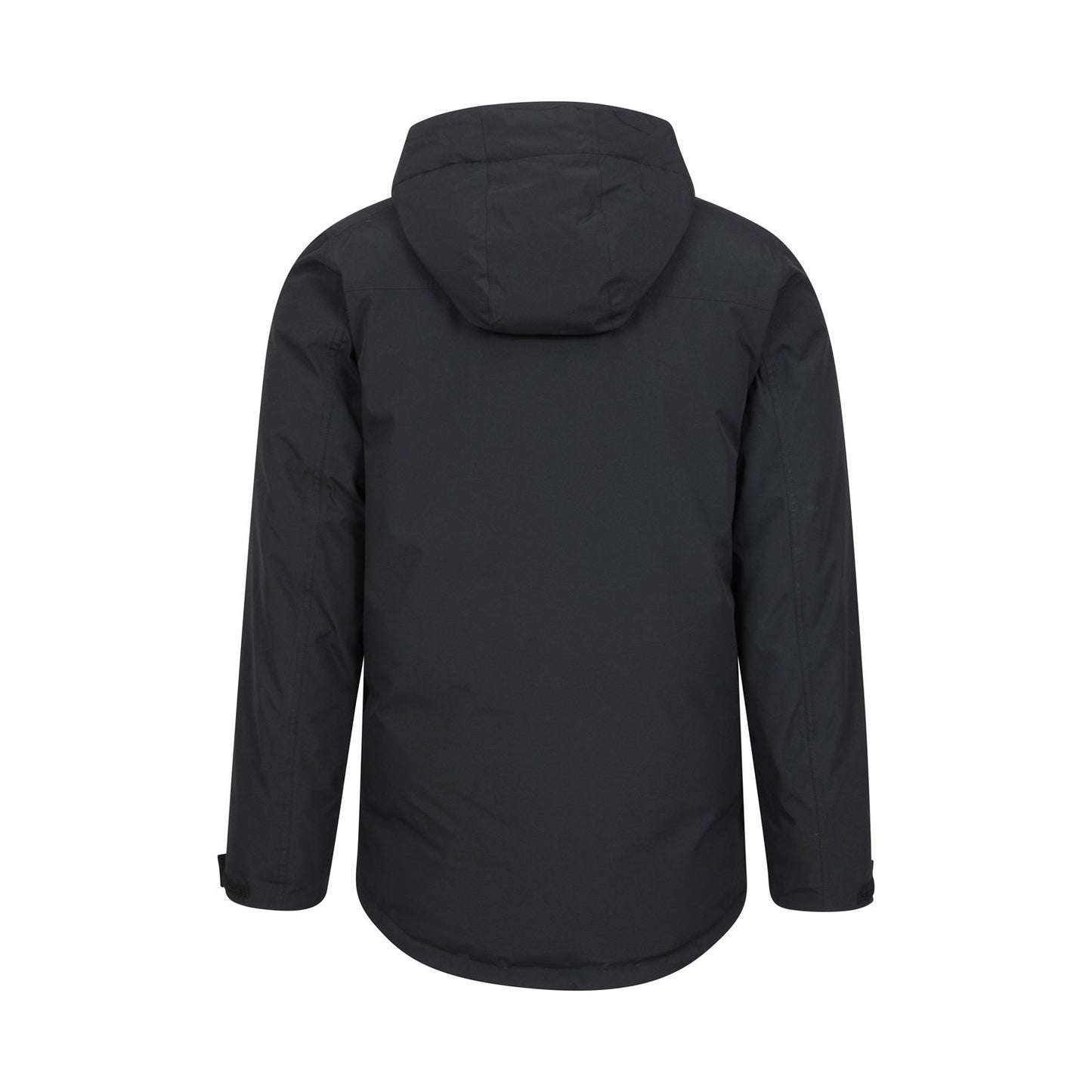 Black - Back - Mountain Warehouse Mens Concord Extreme Down Long Length Jacket
