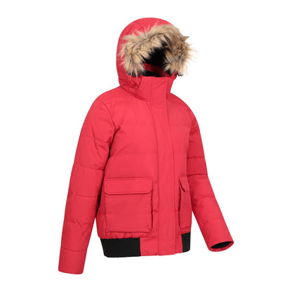 Red - Lifestyle - Mountain Warehouse Womens-Ladies Franklin Padded Bomber Jacket