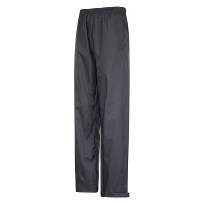 Black - Side - Mountain Warehouse Mens Downpour Waterproof Trousers