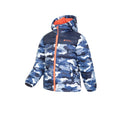 Orange - Side - Mountain Warehouse Childrens-Kids Seasons Printed Padded Jacket