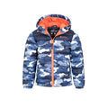 Orange - Pack Shot - Mountain Warehouse Childrens-Kids Seasons Printed Padded Jacket