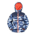 Orange - Front - Mountain Warehouse Childrens-Kids Seasons Printed Padded Jacket