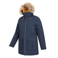 Navy - Side - Mountain Warehouse Mens Traverse Hybrid Waterproof Jacket