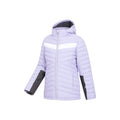 Lilac - Side - Mountain Warehouse Childrens-Kids Frost II Water Resistant Ski Jacket