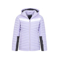 Lilac - Pack Shot - Mountain Warehouse Childrens-Kids Frost II Water Resistant Ski Jacket