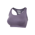 Purple - Side - Mountain Warehouse Womens-Ladies Anti-Chafe Seamless Sports Bra