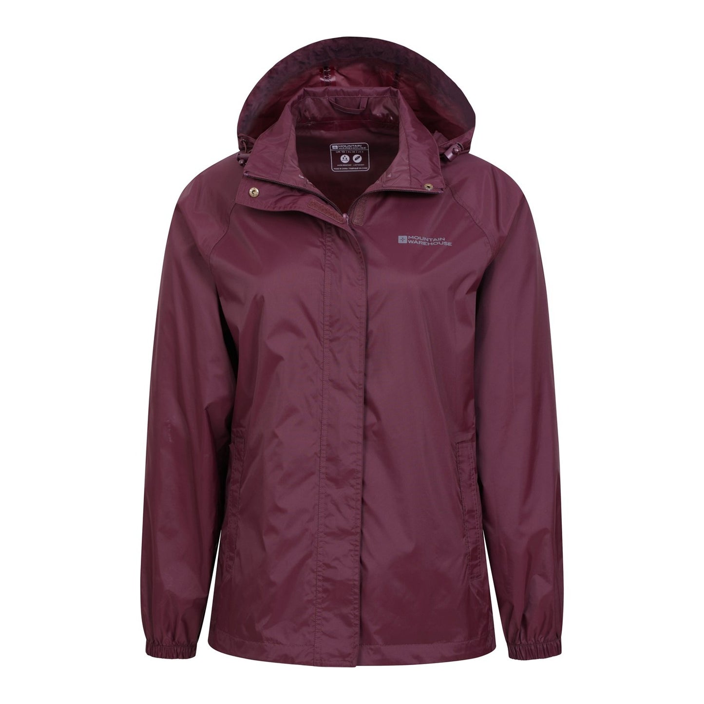 Dark Purple - Pack Shot - Mountain Warehouse Womens-Ladies Pakka II Waterproof Jacket
