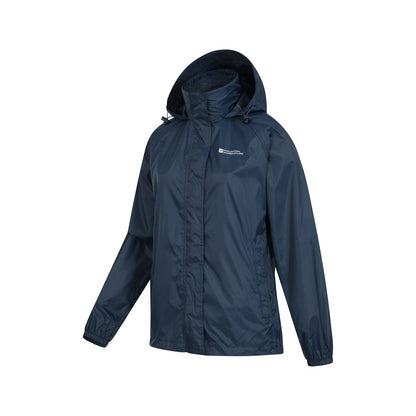Navy - Side - Mountain Warehouse Womens-Ladies Pakka II Waterproof Jacket