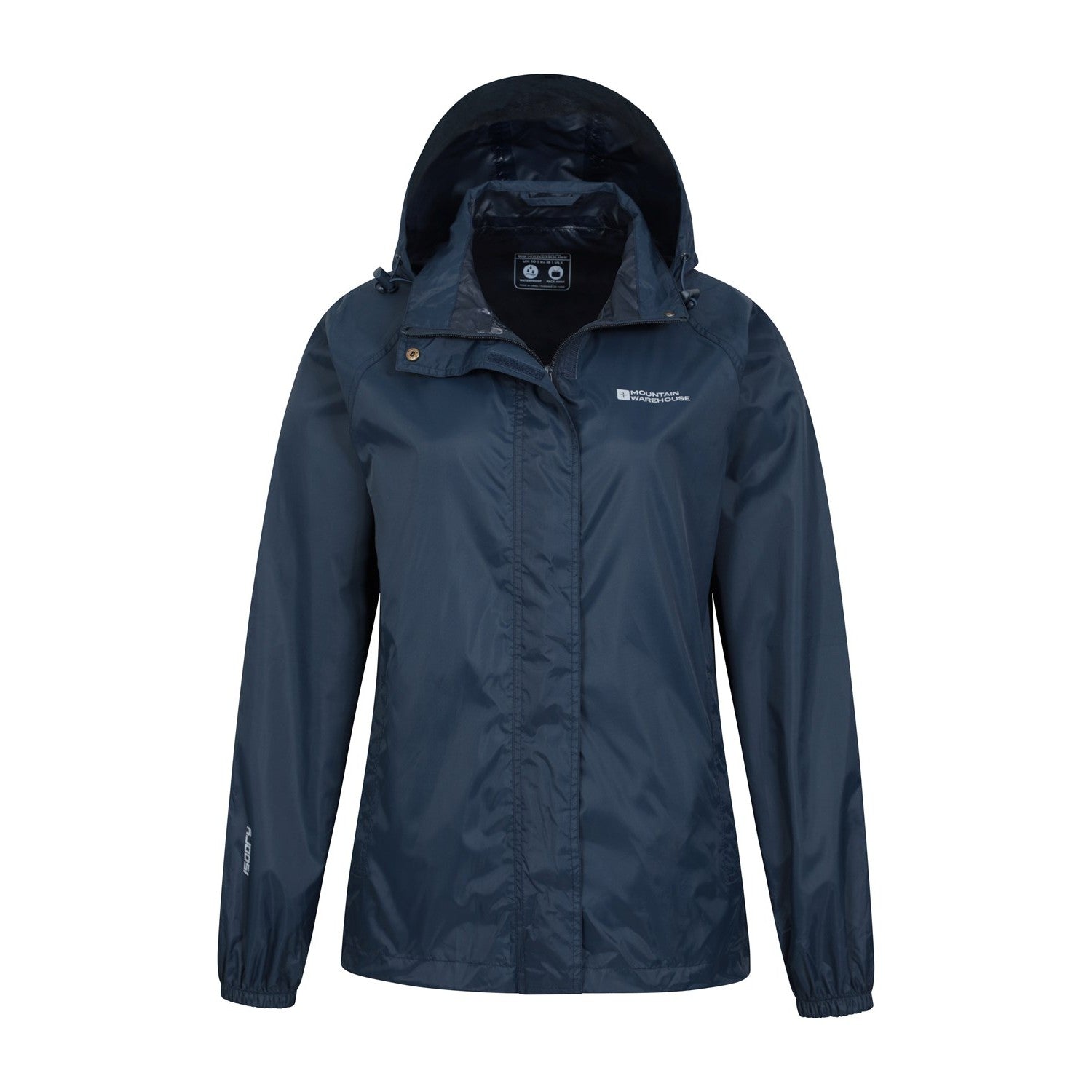 Navy - Pack Shot - Mountain Warehouse Womens-Ladies Pakka II Waterproof Jacket