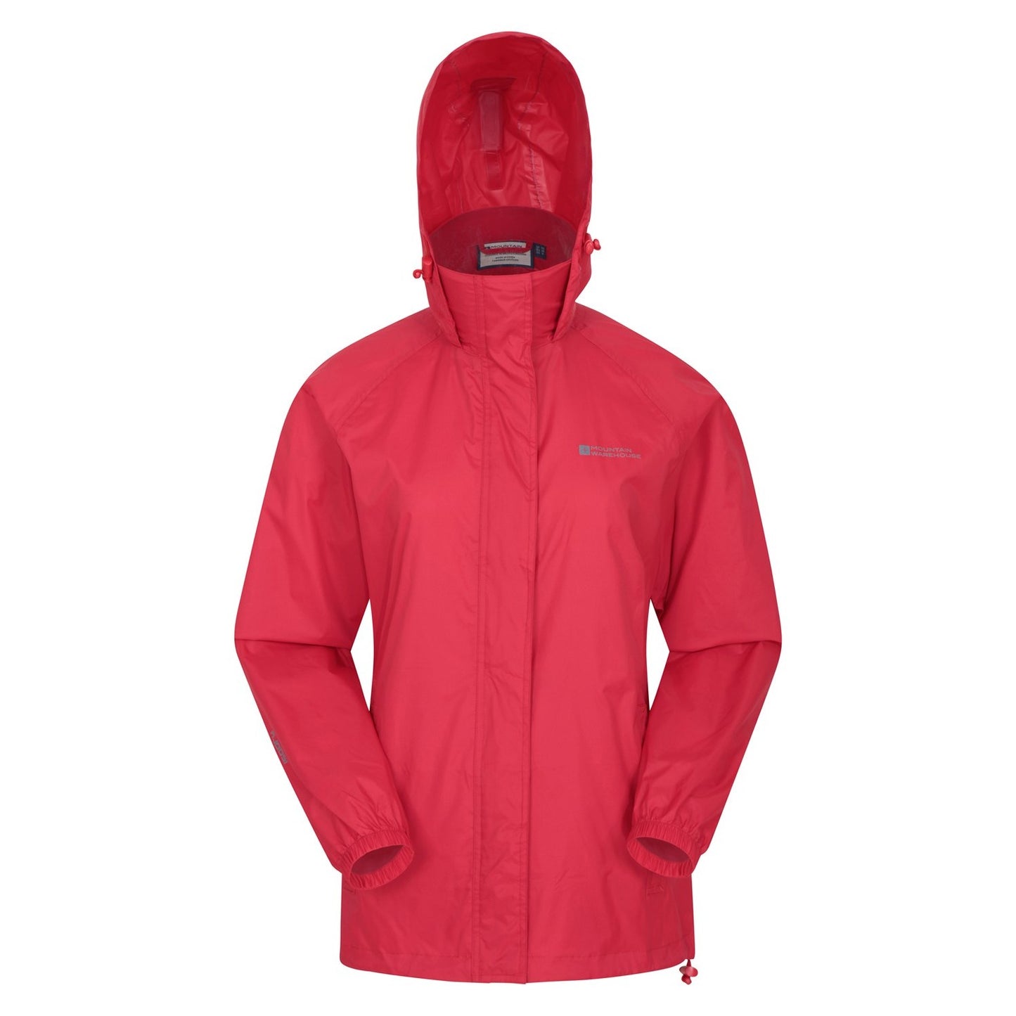 Red - Front - Mountain Warehouse Womens-Ladies Pakka II Waterproof Jacket