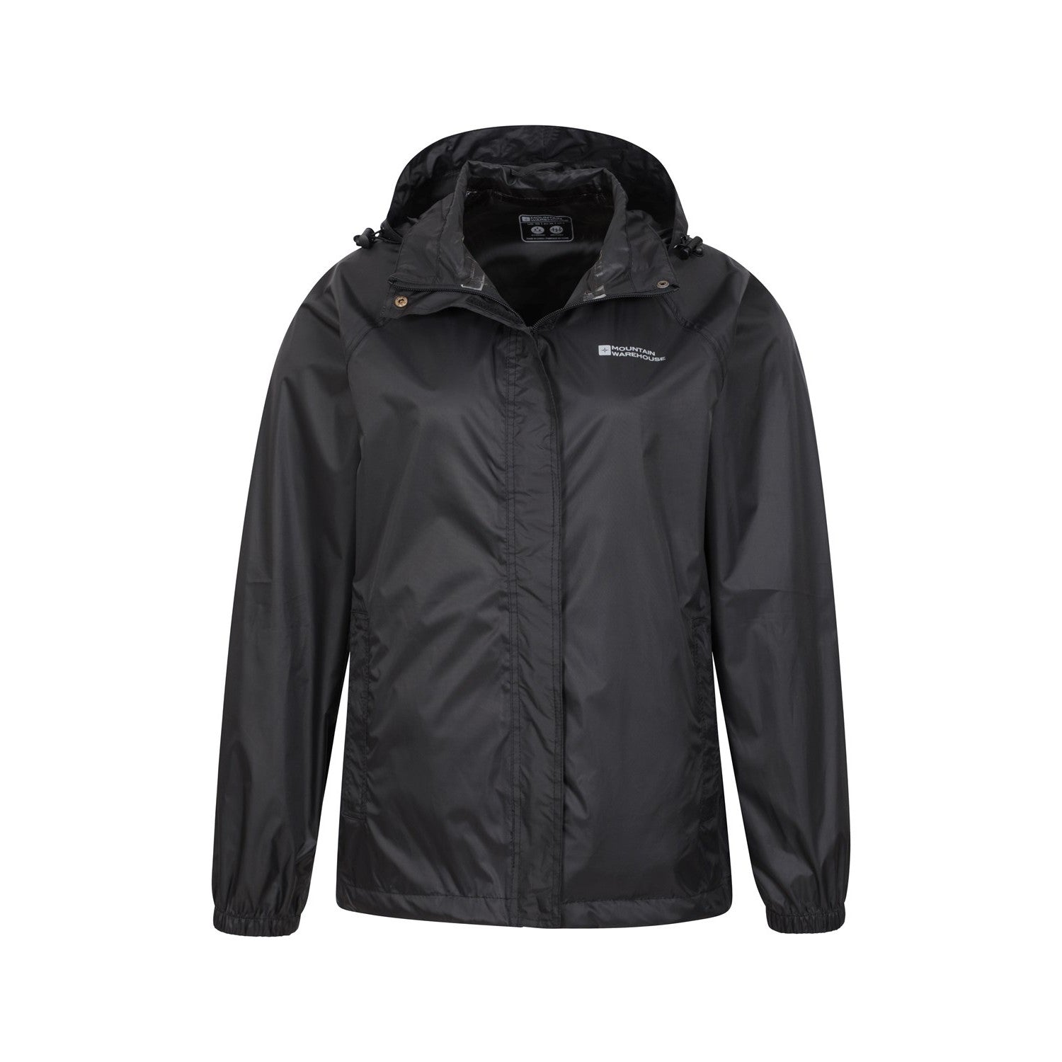 Black - Pack Shot - Mountain Warehouse Womens-Ladies Pakka II Waterproof Jacket