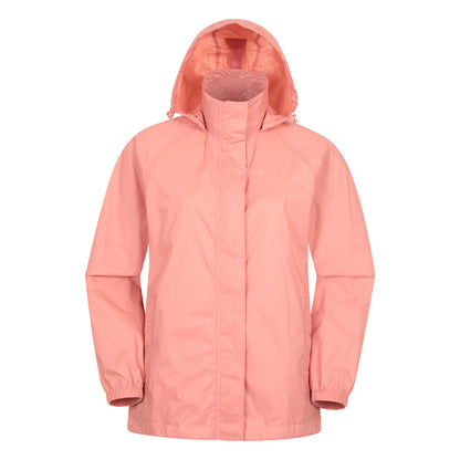 Coral - Front - Mountain Warehouse Womens-Ladies Pakka II Waterproof Jacket