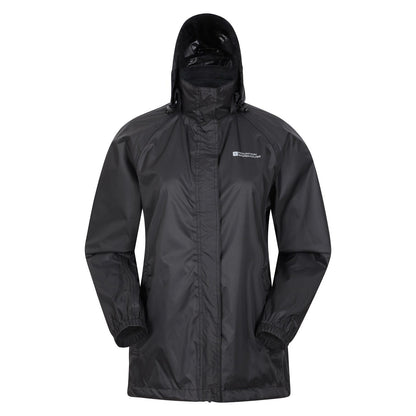 Black - Front - Mountain Warehouse Womens-Ladies Pakka II Waterproof Jacket