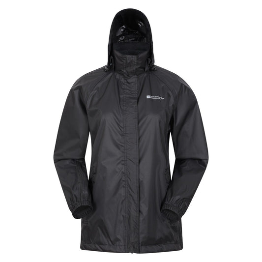 Black - Front - Mountain Warehouse Womens-Ladies Pakka II Waterproof Jacket