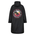 Black - Back - Mountain Warehouse Womens-Ladies Tidal Waterproof Changing Robe