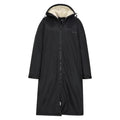 Black - Pack Shot - Mountain Warehouse Womens-Ladies Tidal Waterproof Changing Robe