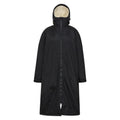 Black - Front - Mountain Warehouse Womens-Ladies Tidal Waterproof Changing Robe