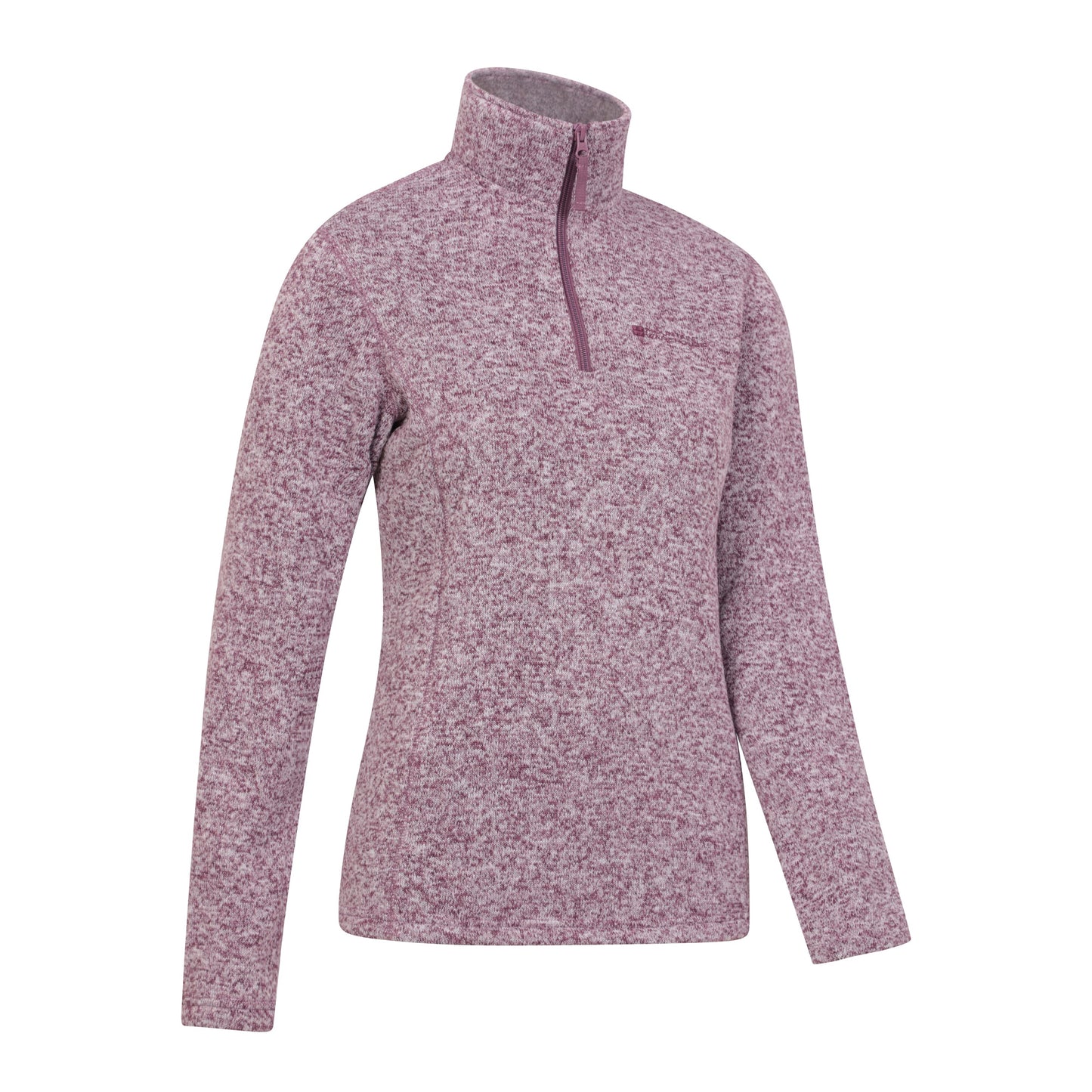 Burgundy - Lifestyle - Mountain Warehouse Womens-Ladies Idris Half Zip Fleece Top