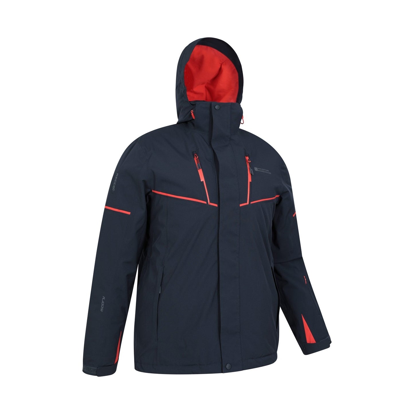 Grey - Side - Mountain Warehouse Mens Galactic III Extreme Ski Jacket