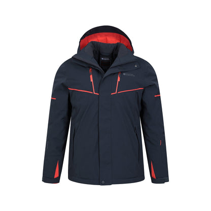Grey - Pack Shot - Mountain Warehouse Mens Galactic III Extreme Ski Jacket