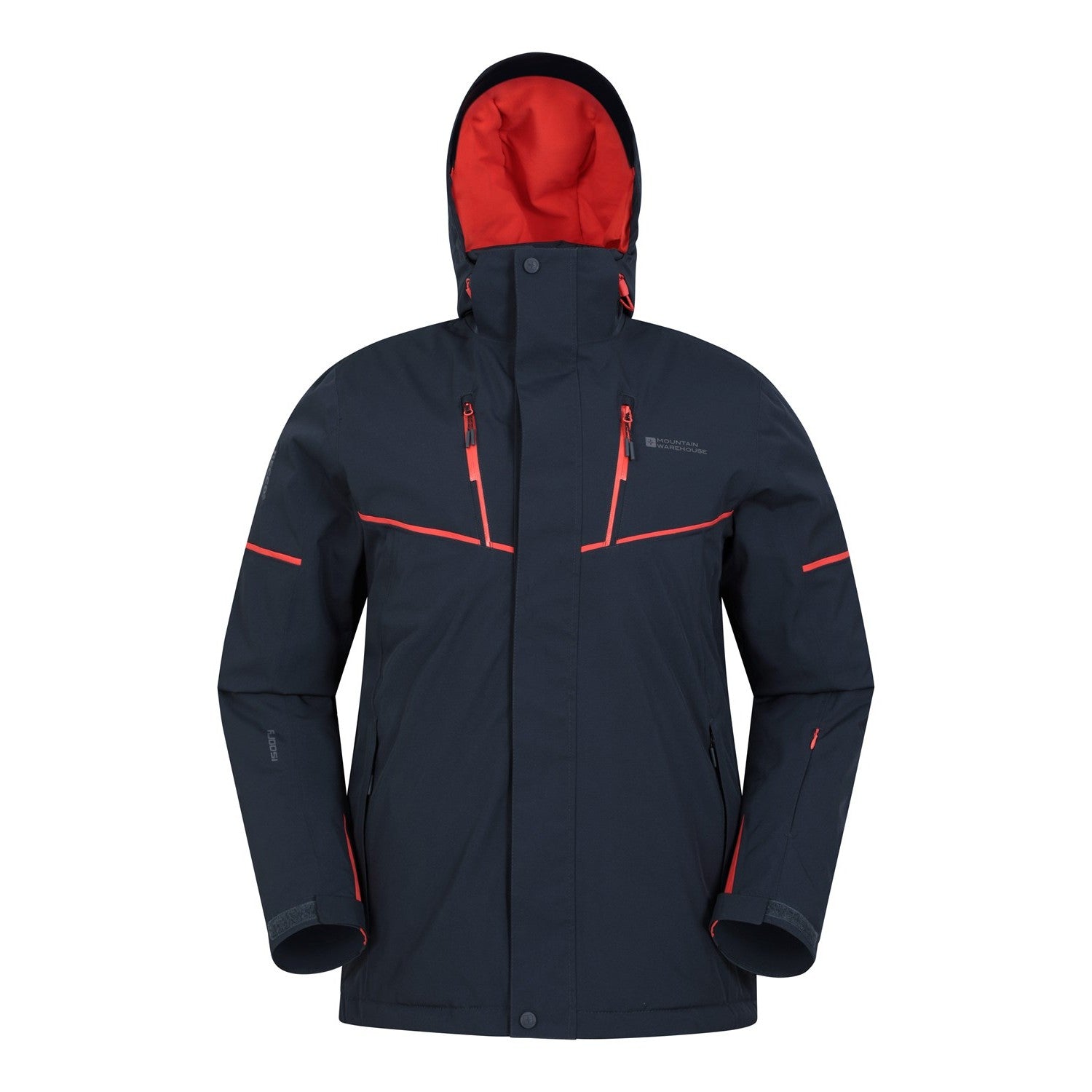 Grey - Front - Mountain Warehouse Mens Galactic III Extreme Ski Jacket