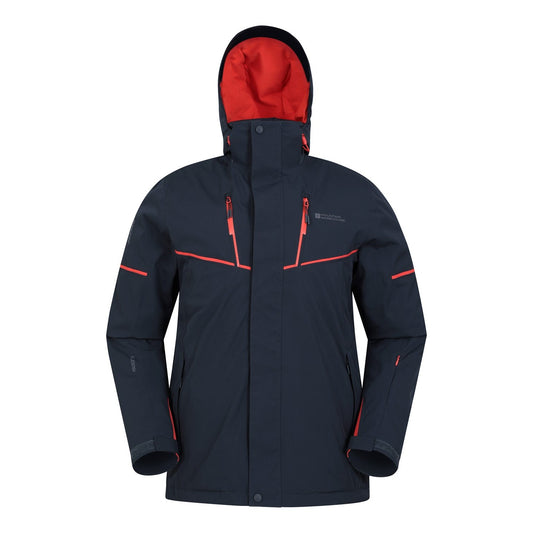 Grey - Front - Mountain Warehouse Mens Galactic III Extreme Ski Jacket