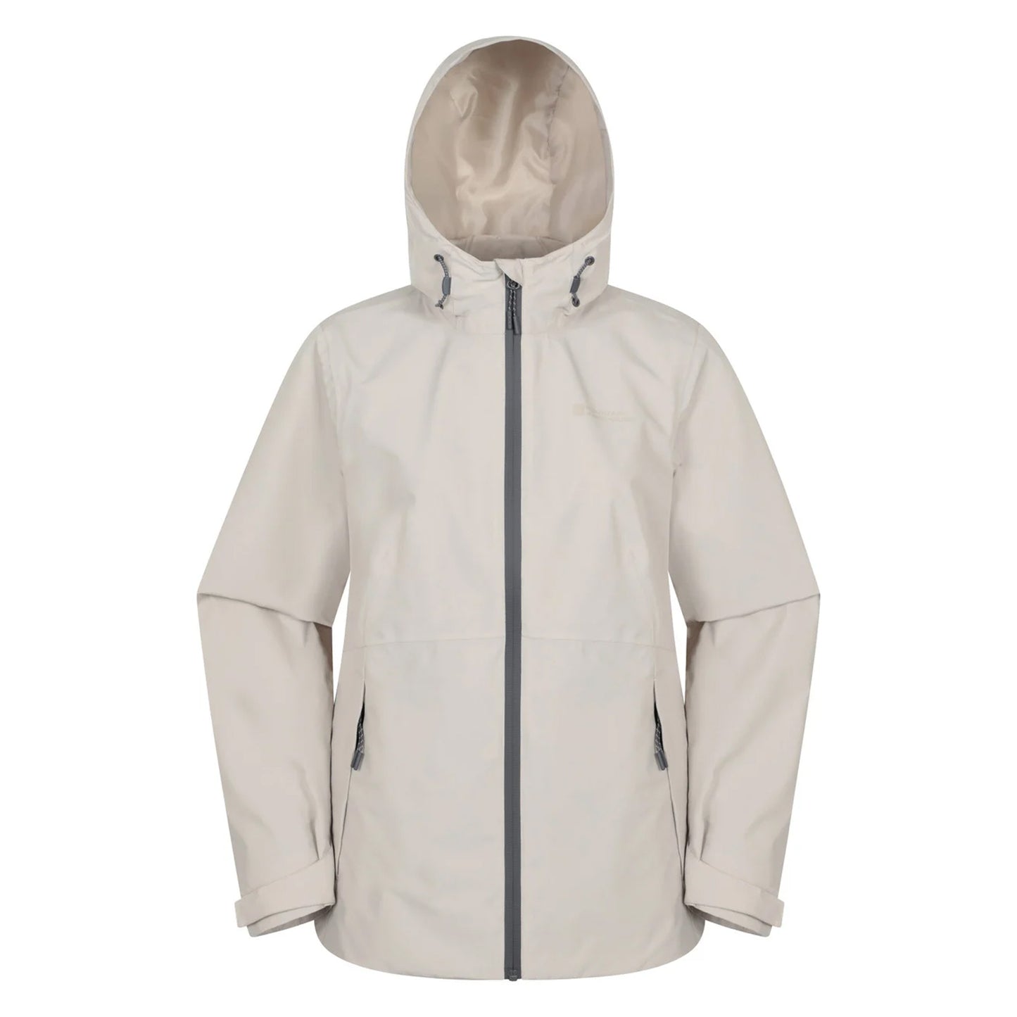 Beige - Front - Mountain Warehouse Womens-Ladies Vancouver II Waterproof Jacket
