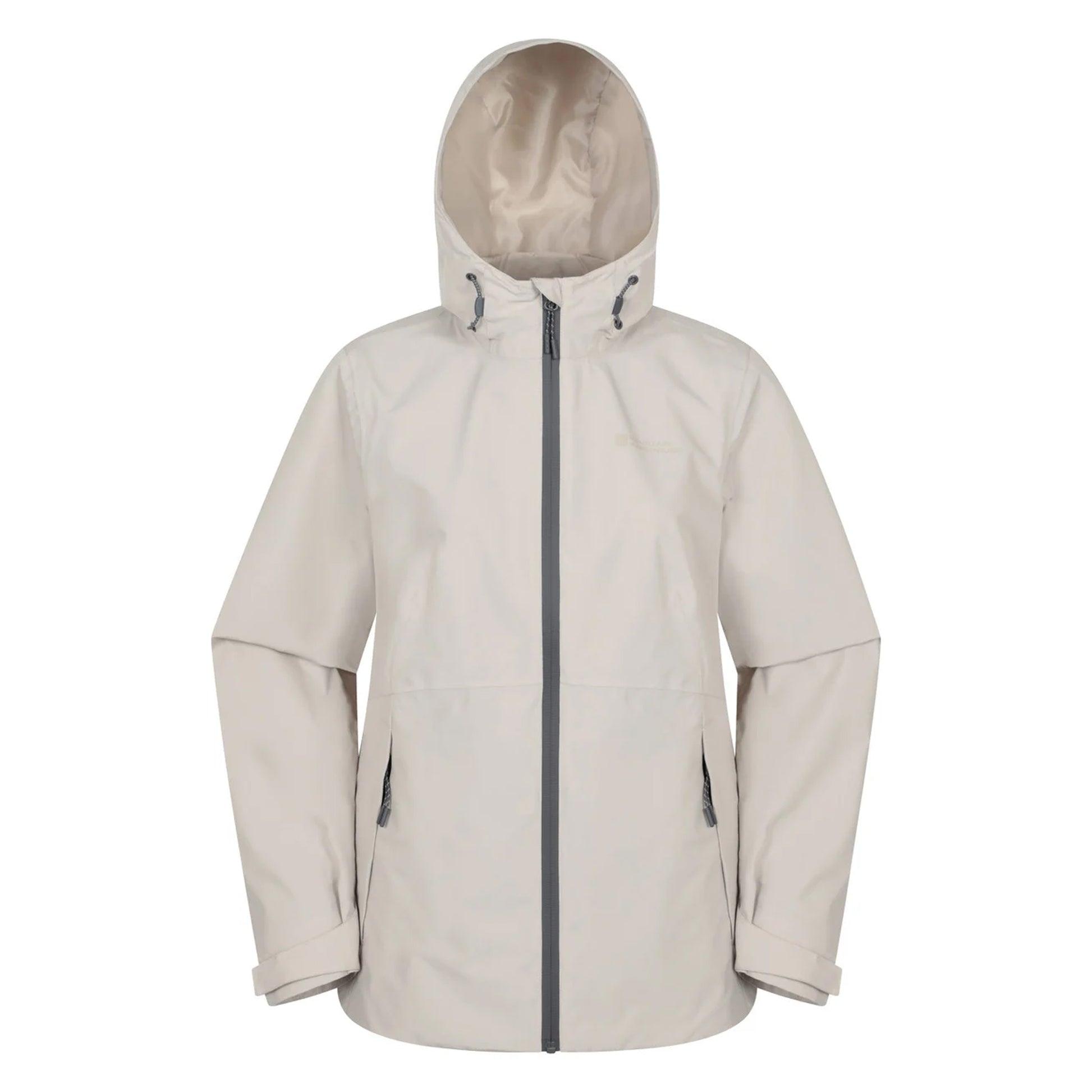 Beige - Front - Mountain Warehouse Womens-Ladies Vancouver II Waterproof Jacket