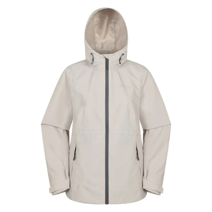 Beige - Front - Mountain Warehouse Womens-Ladies Vancouver II Waterproof Jacket