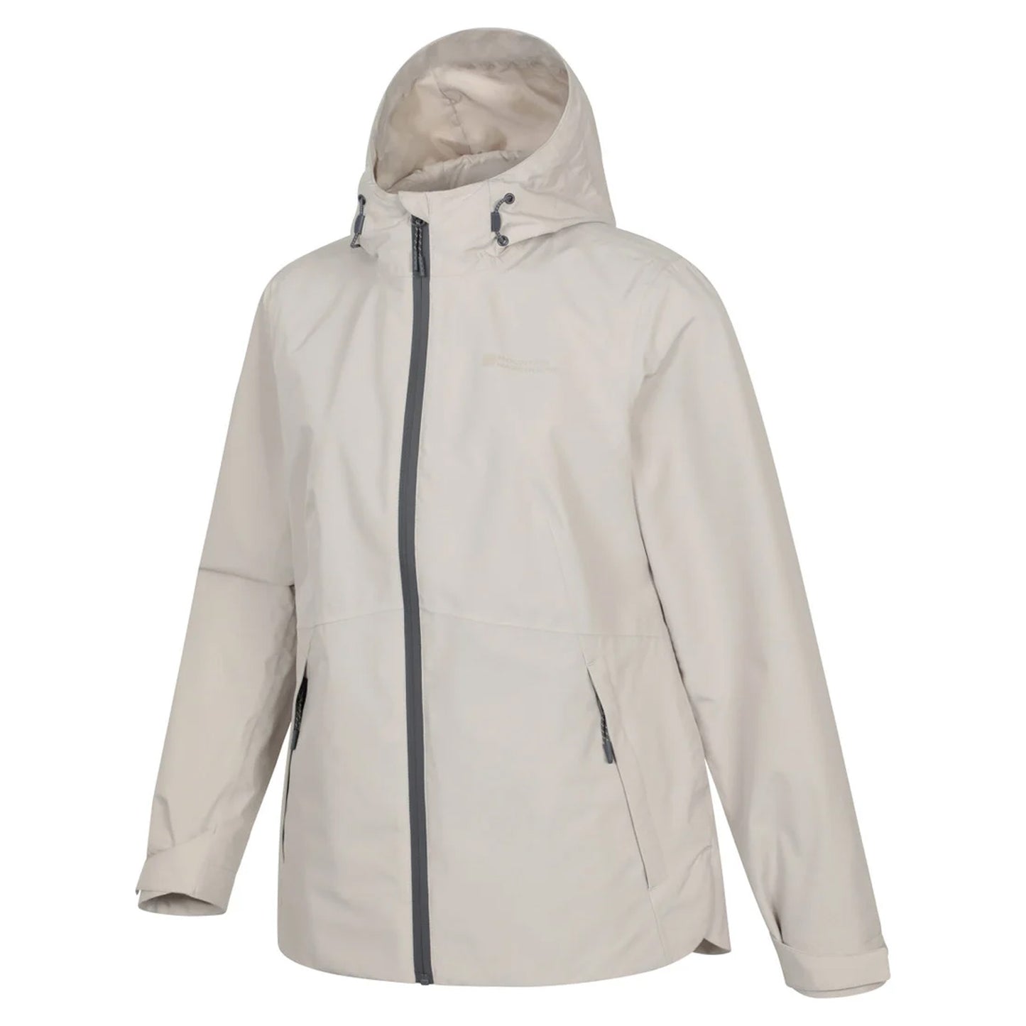 Beige - Side - Mountain Warehouse Womens-Ladies Vancouver II Waterproof Jacket