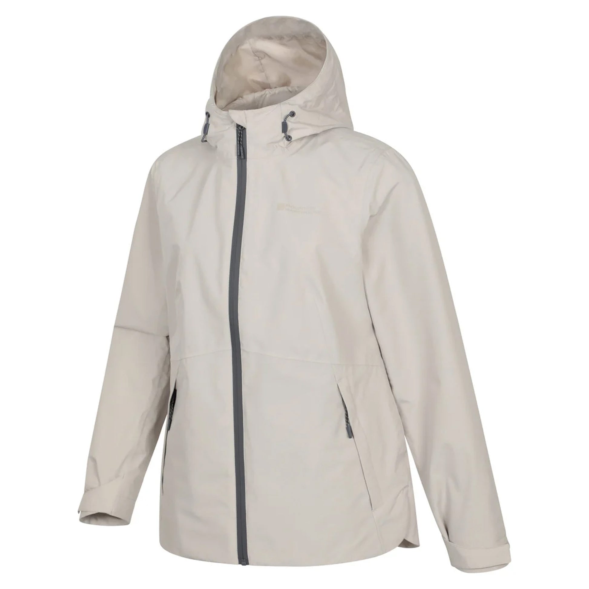 Beige - Side - Mountain Warehouse Womens-Ladies Vancouver II Waterproof Jacket
