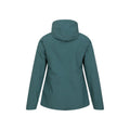 Teal - Back - Mountain Warehouse Womens-Ladies Vancouver II Waterproof Jacket