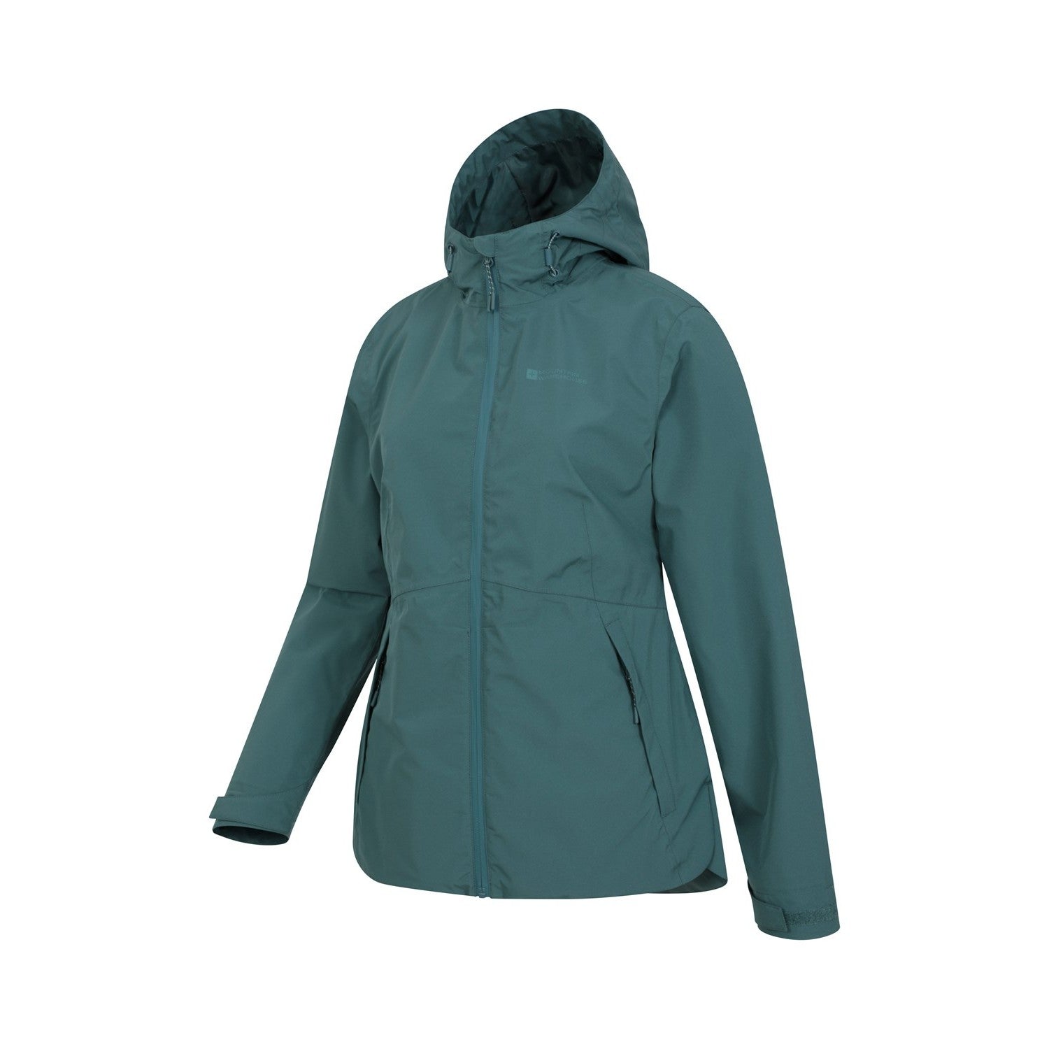 Teal - Side - Mountain Warehouse Womens-Ladies Vancouver II Waterproof Jacket