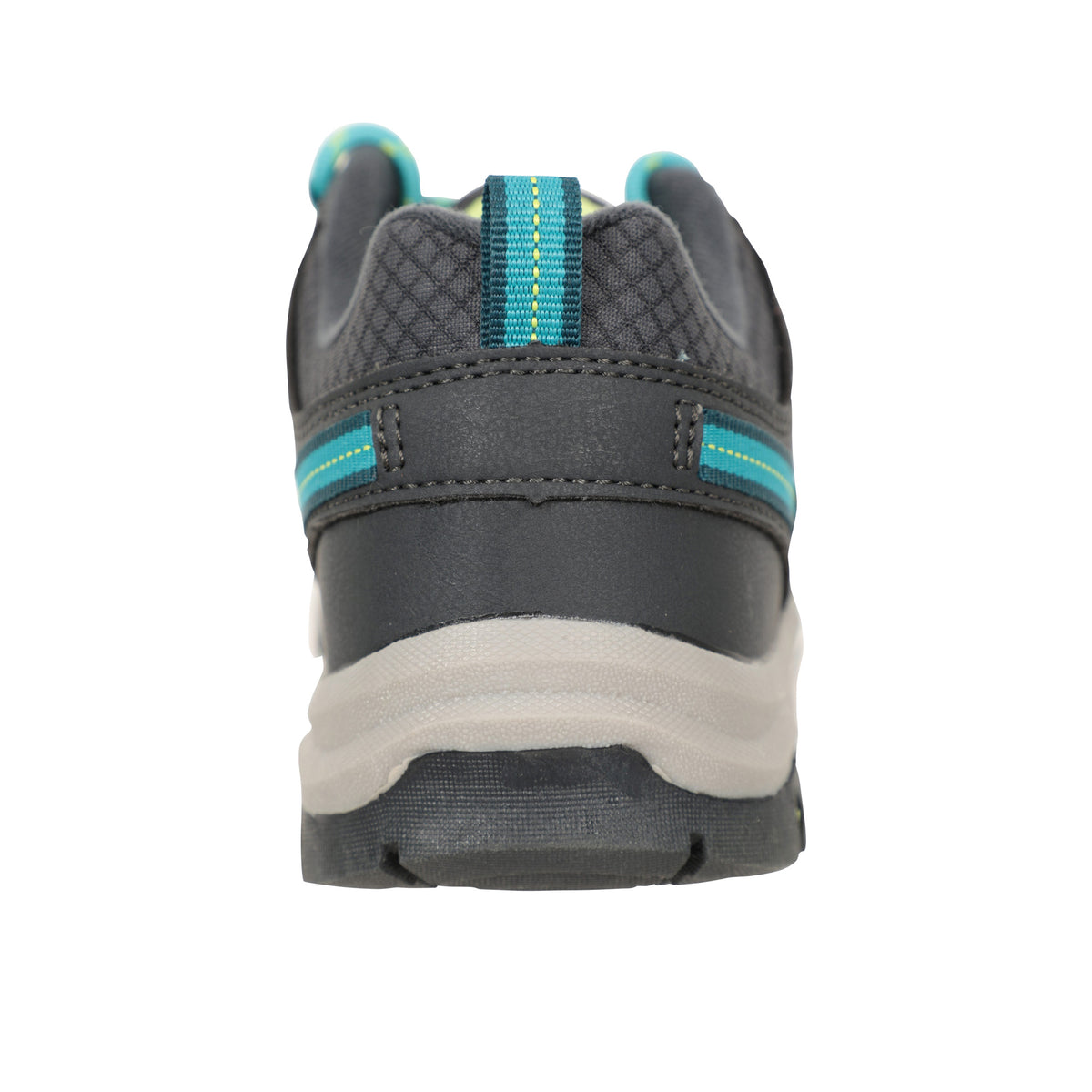 Two Tone Green - Back - Mountain Warehouse Childrens-Kids Stampede Waterproof Suede Walking Shoes