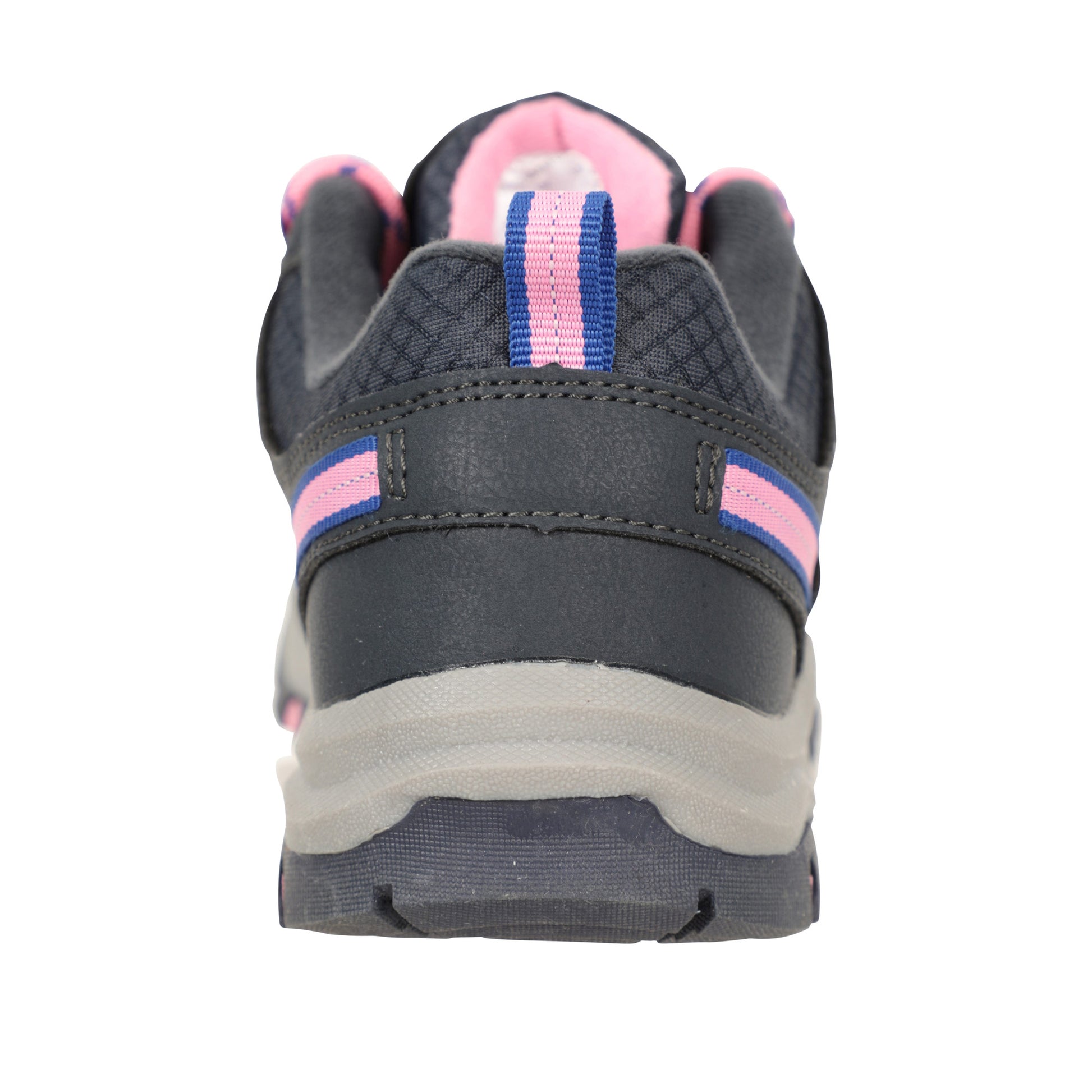 Lilac - Back - Mountain Warehouse Childrens-Kids Stampede Waterproof Suede Walking Shoes