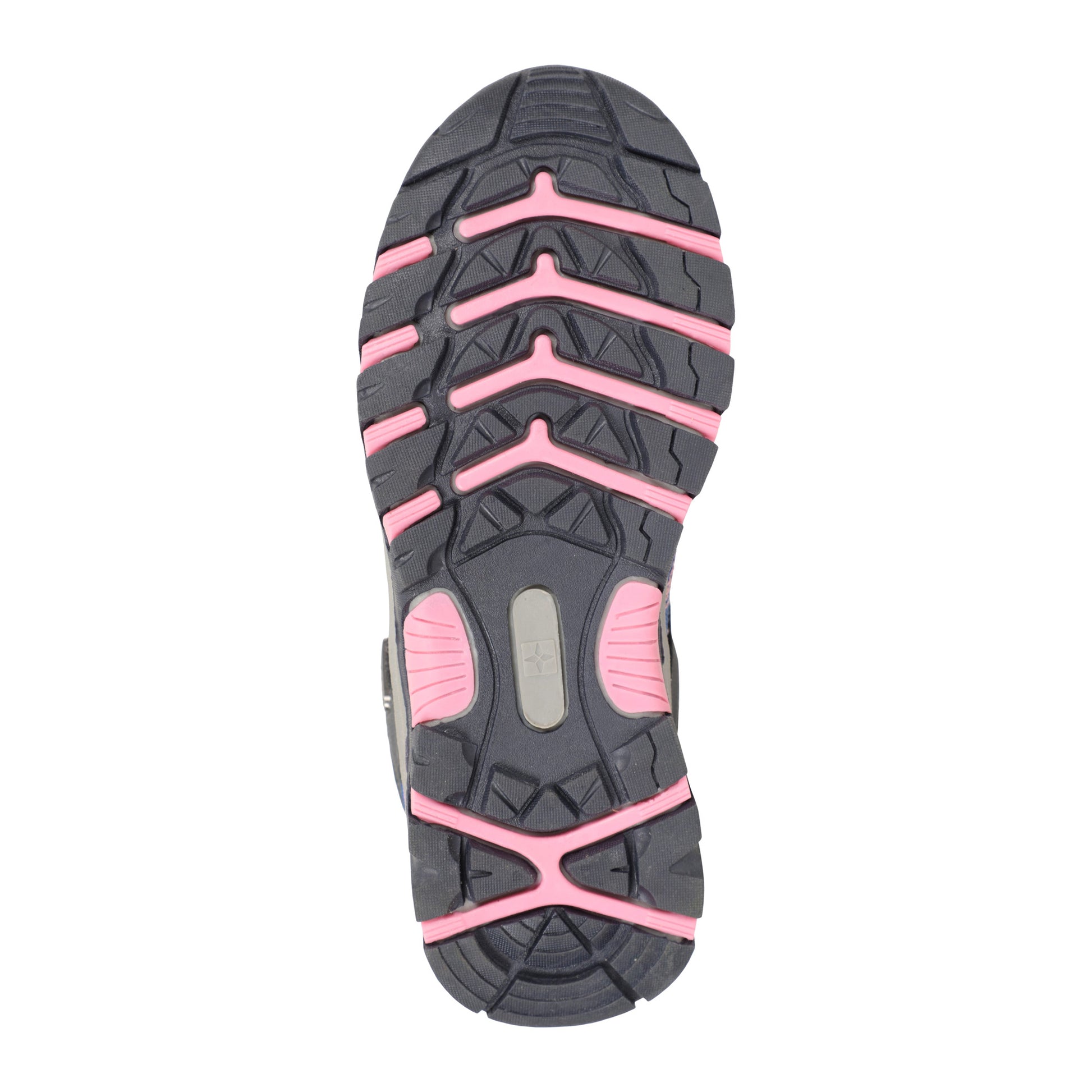 Lilac - Pack Shot - Mountain Warehouse Childrens-Kids Stampede Waterproof Suede Walking Shoes