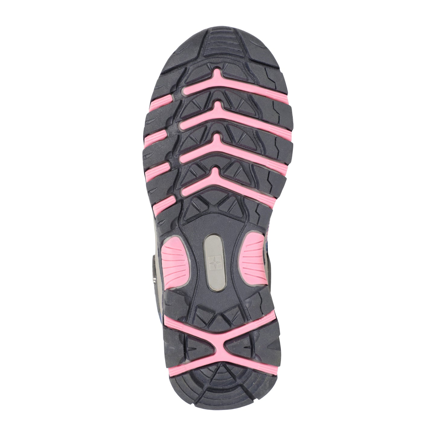 Lilac - Pack Shot - Mountain Warehouse Childrens-Kids Stampede Waterproof Suede Walking Shoes