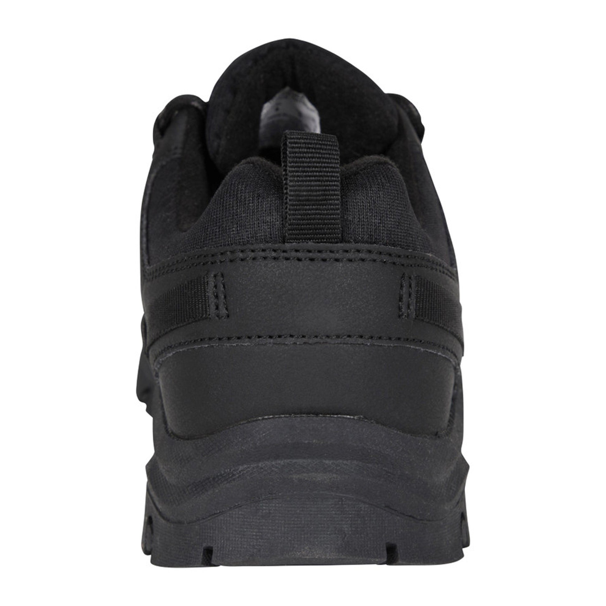 Black - Back - Mountain Warehouse Childrens-Kids Stampede Waterproof Suede Walking Shoes