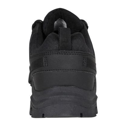 Black - Back - Mountain Warehouse Childrens-Kids Stampede Waterproof Suede Walking Shoes