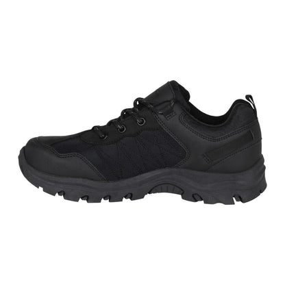 Black - Side - Mountain Warehouse Childrens-Kids Stampede Waterproof Suede Walking Shoes