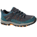 Light Purple - Front - Mountain Warehouse Childrens-Kids Stampede Waterproof Suede Walking Shoes