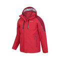 Red - Lifestyle - Mountain Warehouse Mens Zenith Extreme III 3 in 1 Padded Jacket