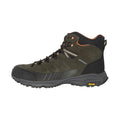 Khaki Green - Back - Mountain Warehouse Mens Extreme Rockies Leather Walking Boots
