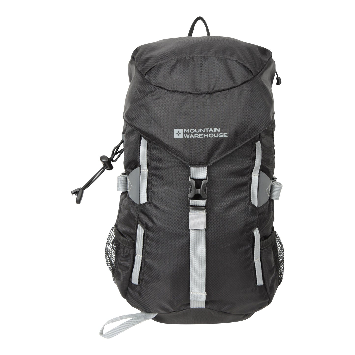 Jet Black - Front - Mountain Warehouse Darwin 12L Backpack