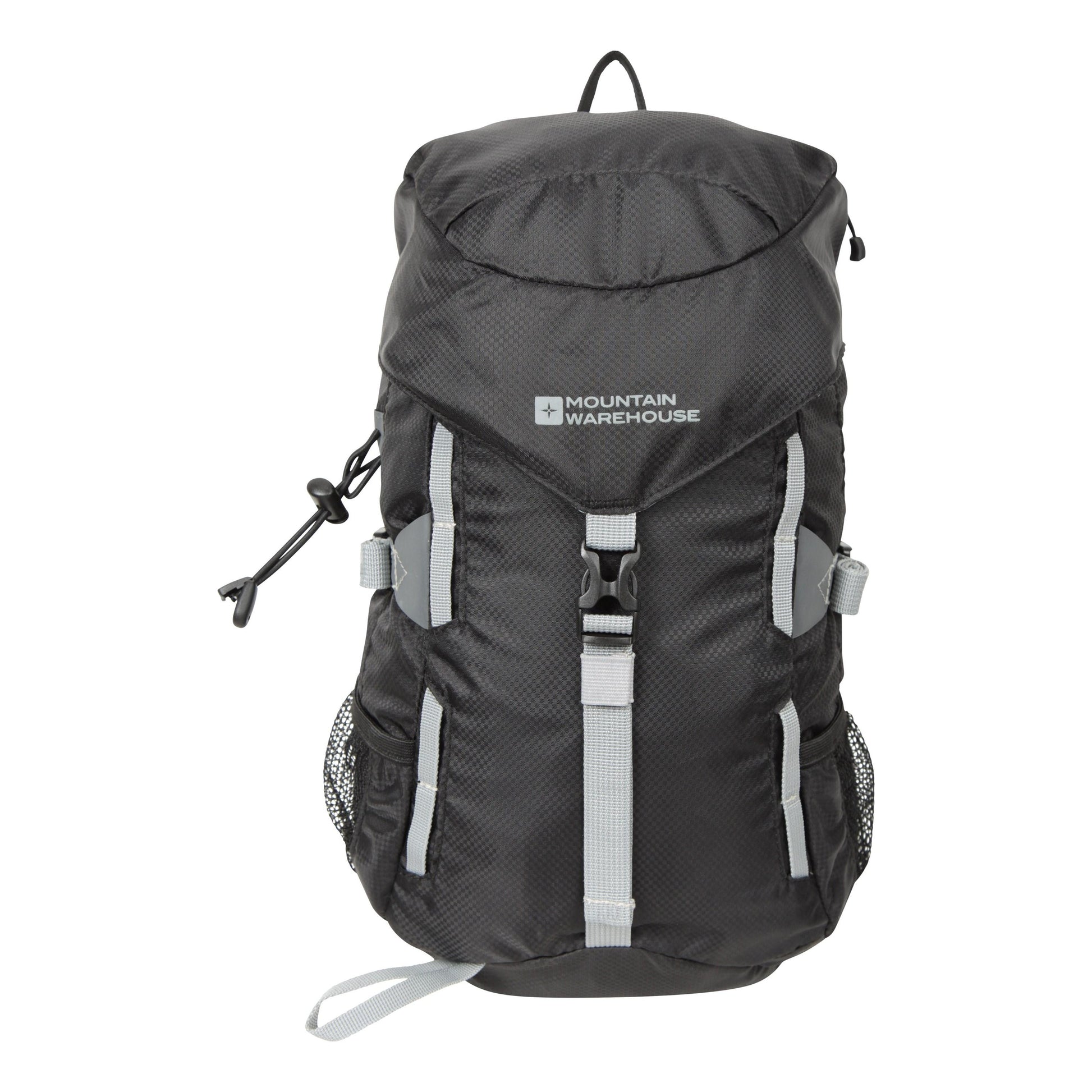 Jet Black - Front - Mountain Warehouse Darwin 12L Backpack