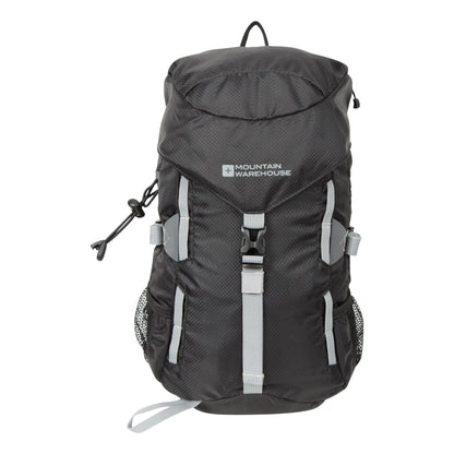 Jet Black - Front - Mountain Warehouse Darwin 12L Backpack