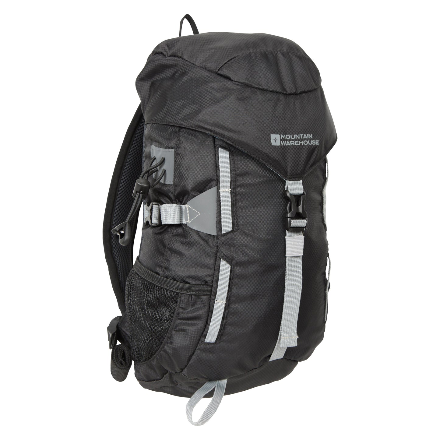 Jet Black - Side - Mountain Warehouse Darwin 12L Backpack